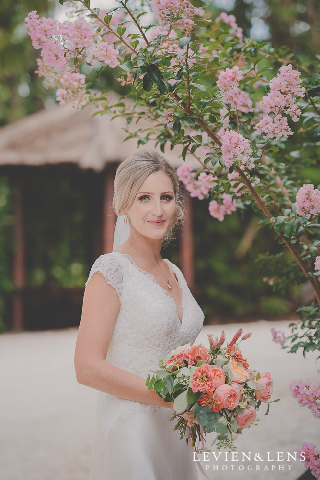 bridal portraiture Landscendt Tropical Garden {Auckland wedding photographer}