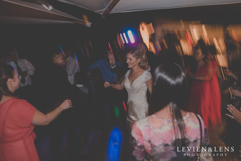 guests dancing Landscendt Tropical Garden reception {AUckland-Waikato-Bay of Plenty wedding photographer}