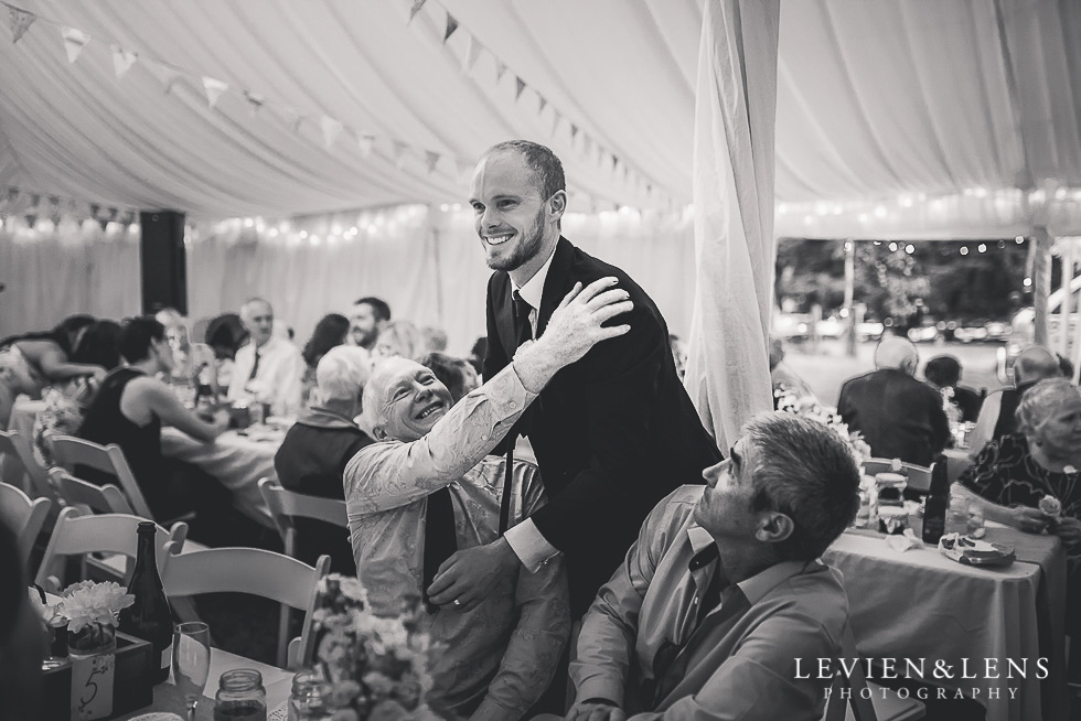 groom with father reception {Auckland-Hamilton-Tauranga wedding photographer}