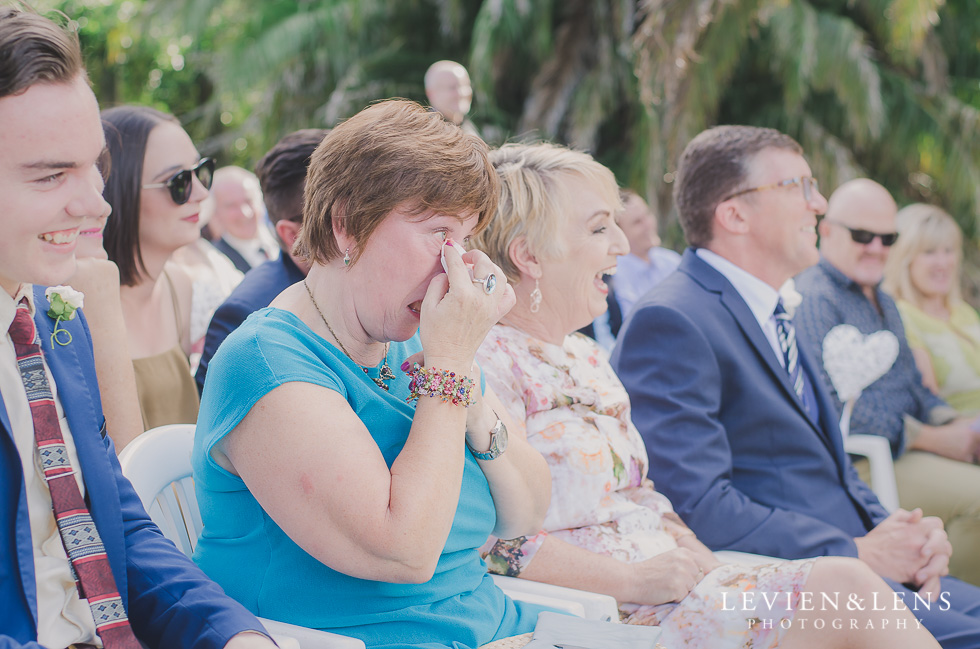 guests emotions ceremony Brigham - Herald Island {Auckland lifestyle wedding photographer}