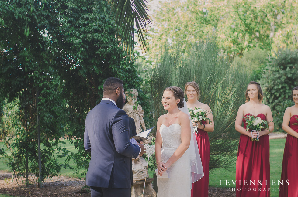 bride and groom ceremony Brigham - Herald Island {Auckland lifestyle wedding photographer}
