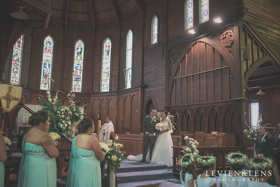 ceremony Church Of The Holy Sepulchre - Bastion Point {Auckland NZ lifestyle wedding-engagement photographer}