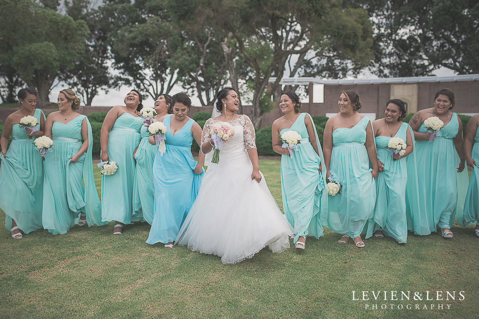 bridesmaids location photos Church Of The Holy Sepulchre - Bastion Point {Auckland NZ lifestyle wedding-engagement photographer}