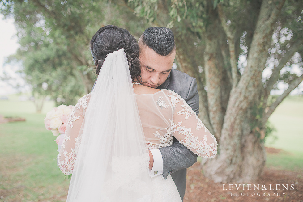 bride and groom intimate moments Church Of The Holy Sepulchre - Bastion Point {Auckland NZ lifestyle wedding-engagement photographer}