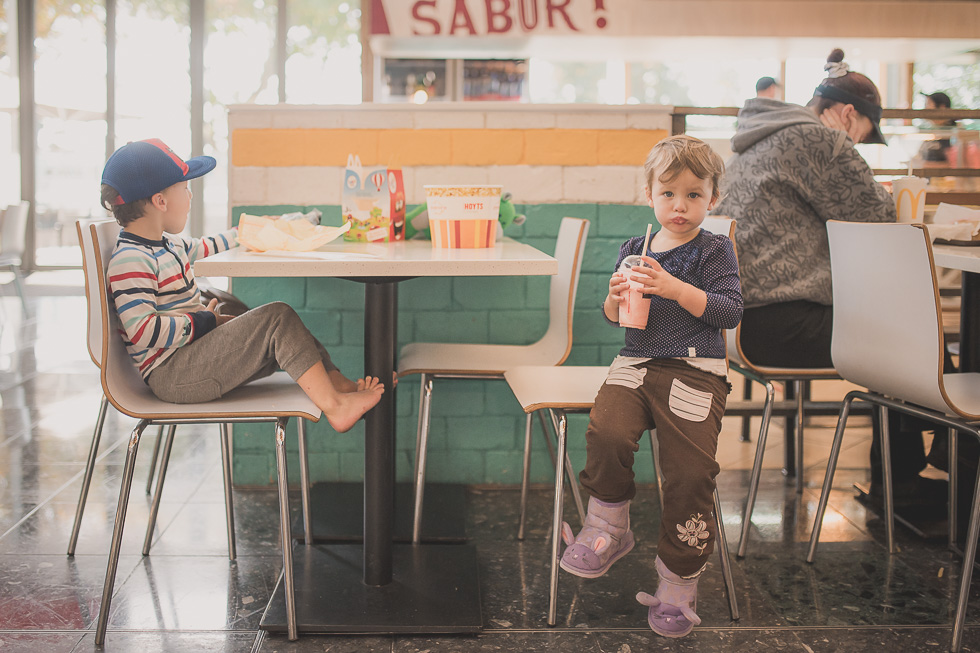 kids in shopping centre My 365 Project. April 2016 {New Zealand lifestyle wedding photographer}