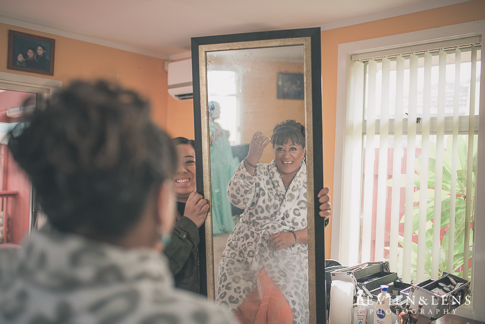 getting ready mirror Mothers on wedding - Mother's Day feature {New Zealand lifestyle couples-engagement photographer}