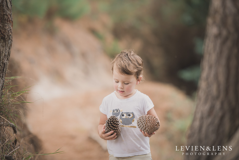 girl with cones Adventures on the bike track {Hamilton NZ lifestyle wedding photographer}