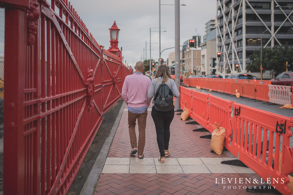 couple on street - ClickinWalk 2016 Auckland {New Zealand lifestyle wedding photographer}