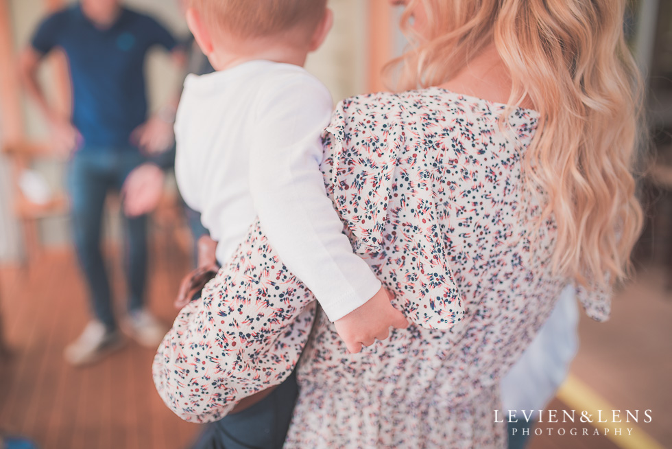 mother with baby Butterfly Creek Minions birthday party {Auckland NZ event photographer} Nazar 1 year old