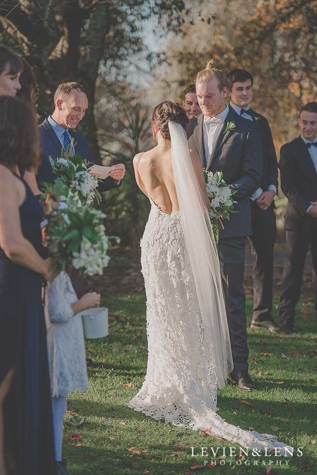 ceremony St Margarets Cafe - Karaka {Auckland lifestyle wedding photographer}