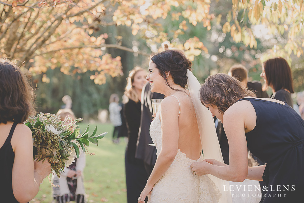 after ceremony St Margarets Cafe - Karaka {Auckland lifestyle wedding photographer}