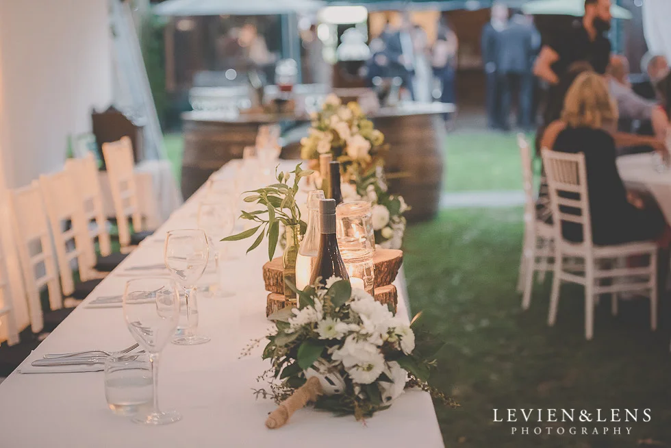 reception details St Margarets Cafe - Karaka {Auckland lifestyle wedding photographer}
