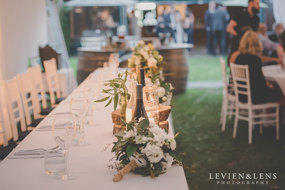 reception details St Margarets Cafe - Karaka {Auckland lifestyle wedding photographer}