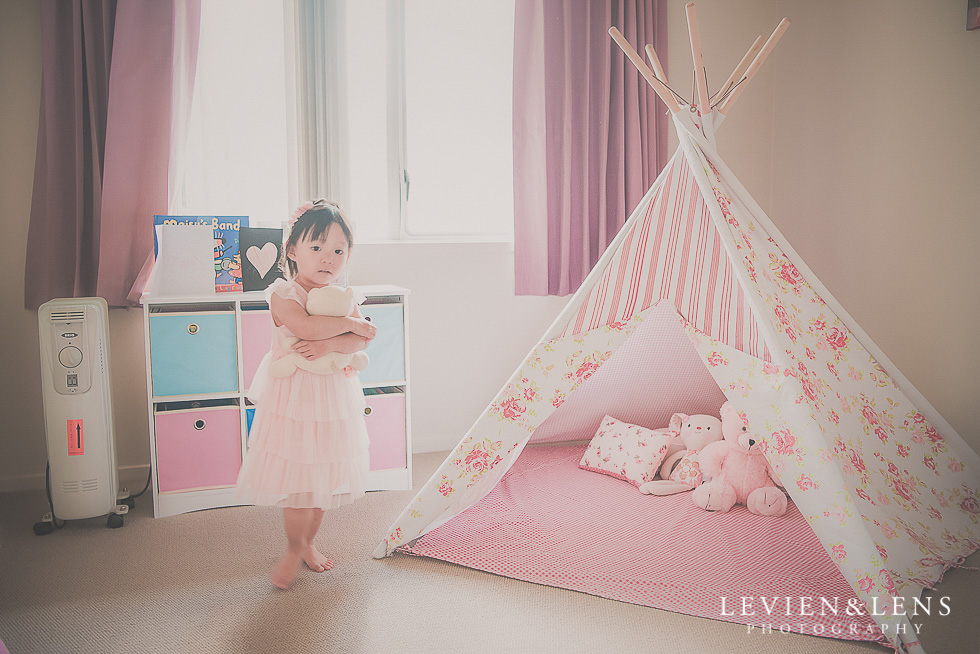 girl near tent - in home session {Hamilton NZ lifestyle family-newborn-kids photographer}