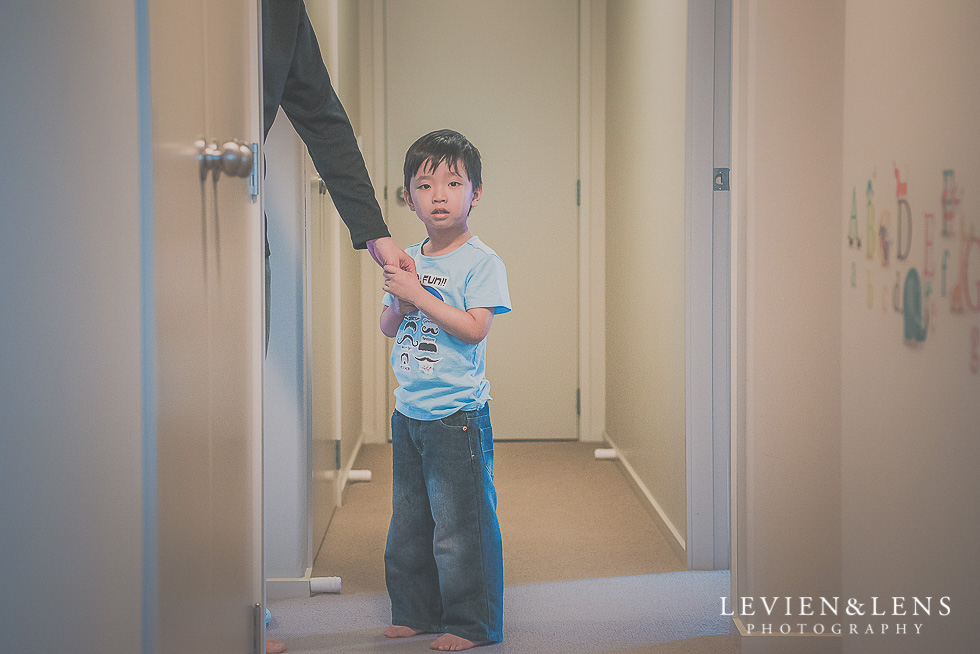 boy at hall - in home session {Hamilton NZ lifestyle family-newborn-kids photographer}
