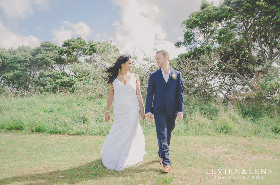 couple walking - est wedding photos {Auckland-Hamilton New Zealand couples photographer}