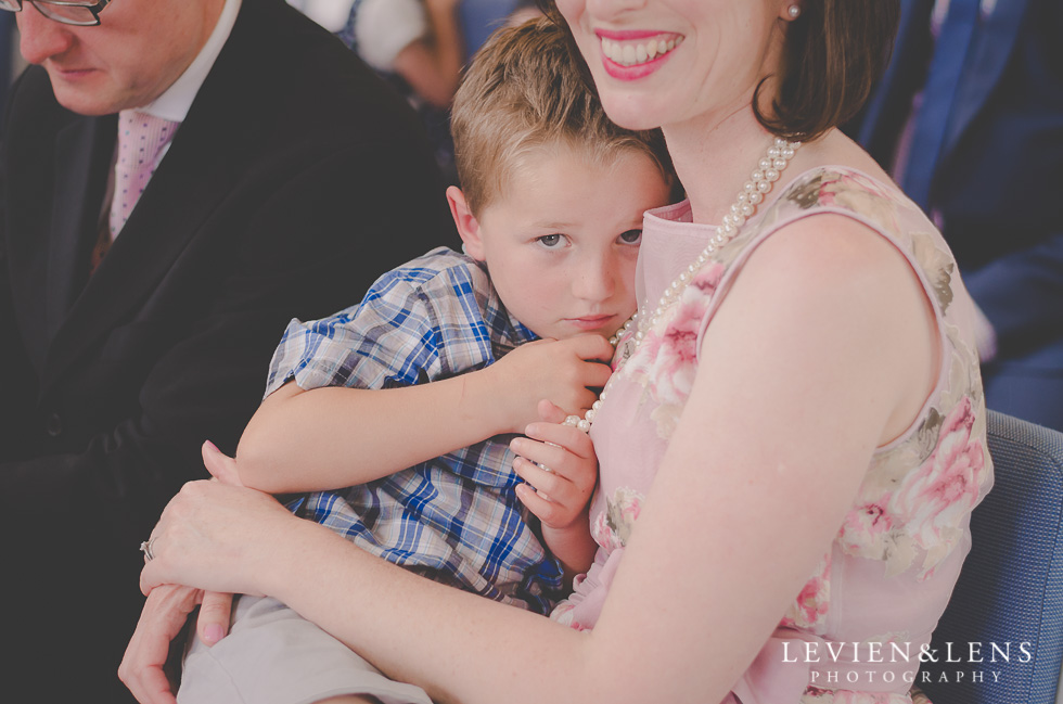 mum with son at ceremony - best wedding photos {Auckland New Zealand couples photographer}