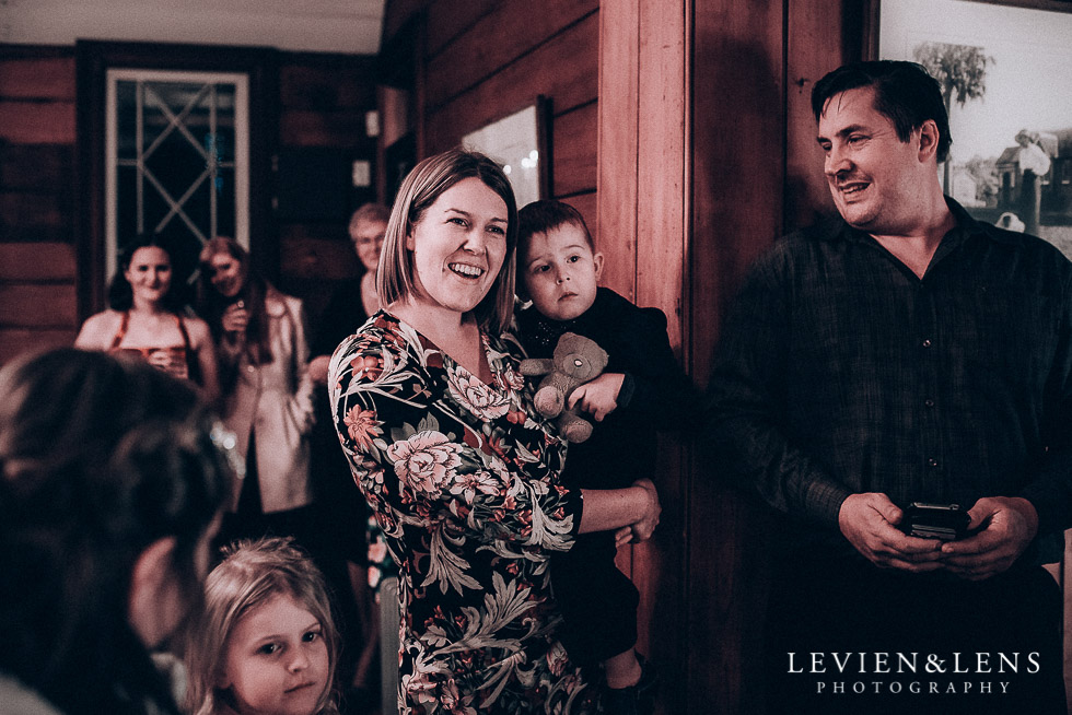 guests watching speeches - reception Highwic historic house-museum winter wedding {Auckland NZ lifestyle weddings photographer}