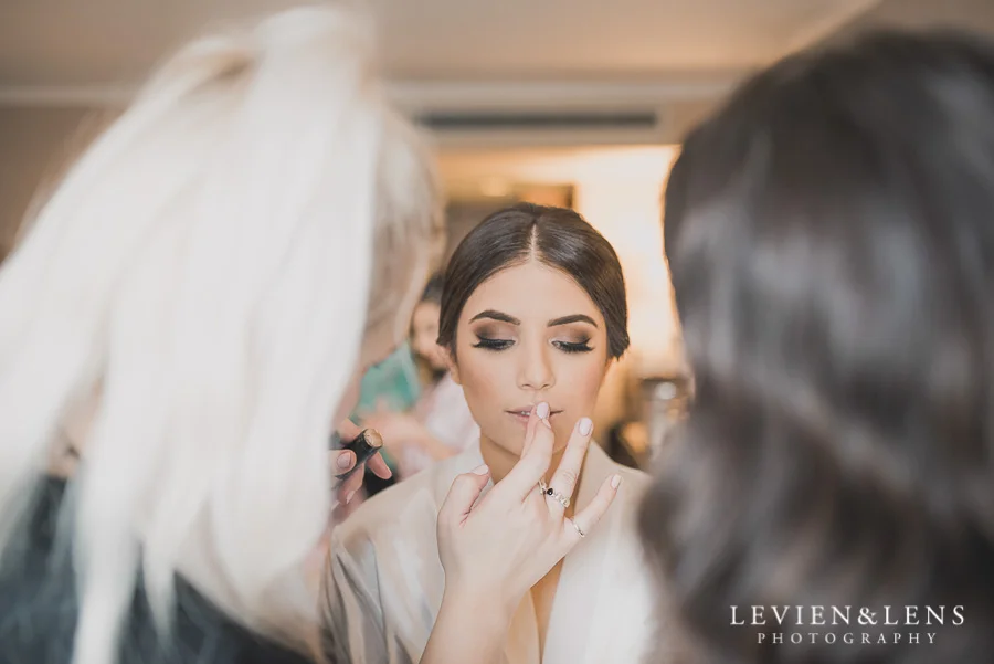 bride makeup -Langham Hotel Wedding {Auckland-NZ weddings photographers}