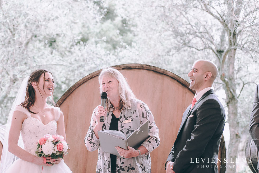 bride and groom ceremony - Markovina Vineyard Estate - Kumeu {Auckland NZ wedding photographer}