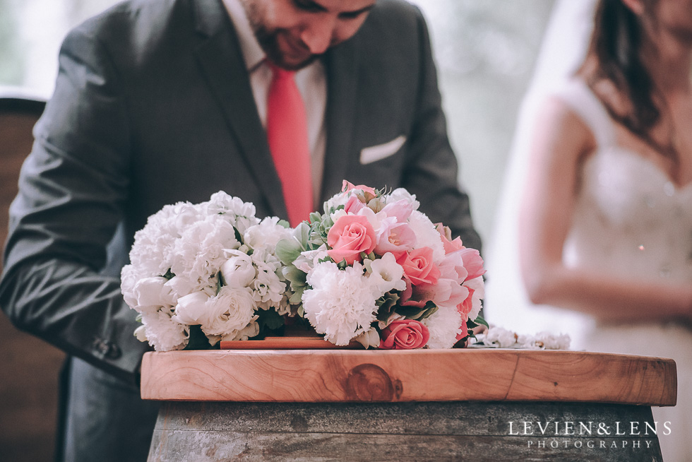 signing the register - Markovina Vineyard Estate - Kumeu {Auckland wedding photographer}