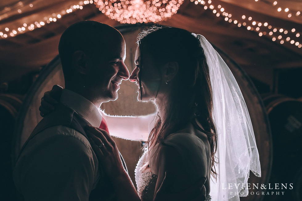 bride and groom night photography portrait - Markovina Vineyard Estate - Kumeu {Auckland NZ wedding photographer}