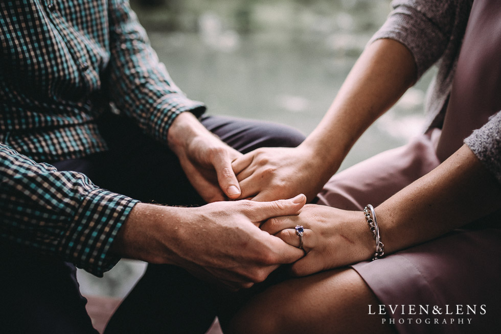 hands - Hamilton Gardens engagement photo shoot {New Zealand wedding - couple photographer}