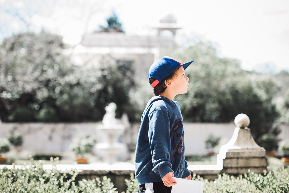 boy in Hamilton Gardens - Personal everyday moments - October 2016 - 365 Project {New Zealand family-wedding photography}