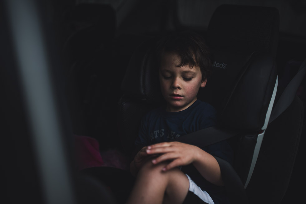 boy in car - My personal moments in 365 Project - November 2016 {NZ family photographer}