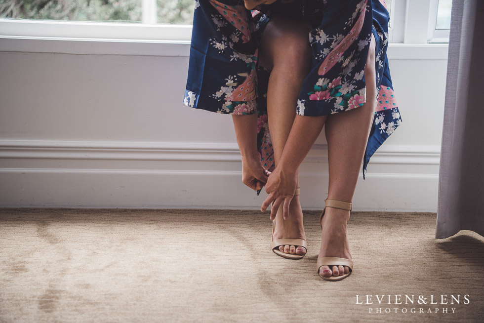 bridesmaids shoes - The Duke of Marlborough Hotel - Russel wedding {Northland-New Zealand weddings photographer}