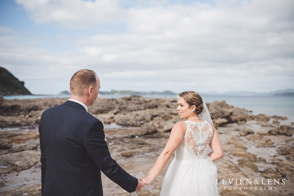 bride and groom - The Duke of Marlborough Hotel - Russel wedding {Northland-New Zealand weddings photographer}