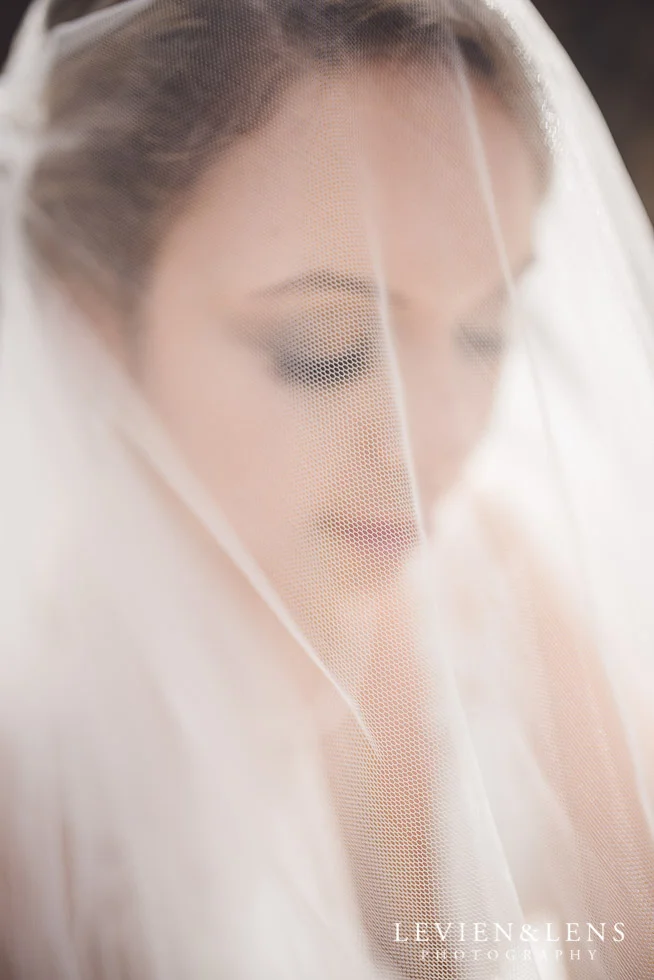 bridal portraiture - bride under veil - The Duke of Marlborough Hotel - Russel wedding {Northland-New Zealand weddings photographer}