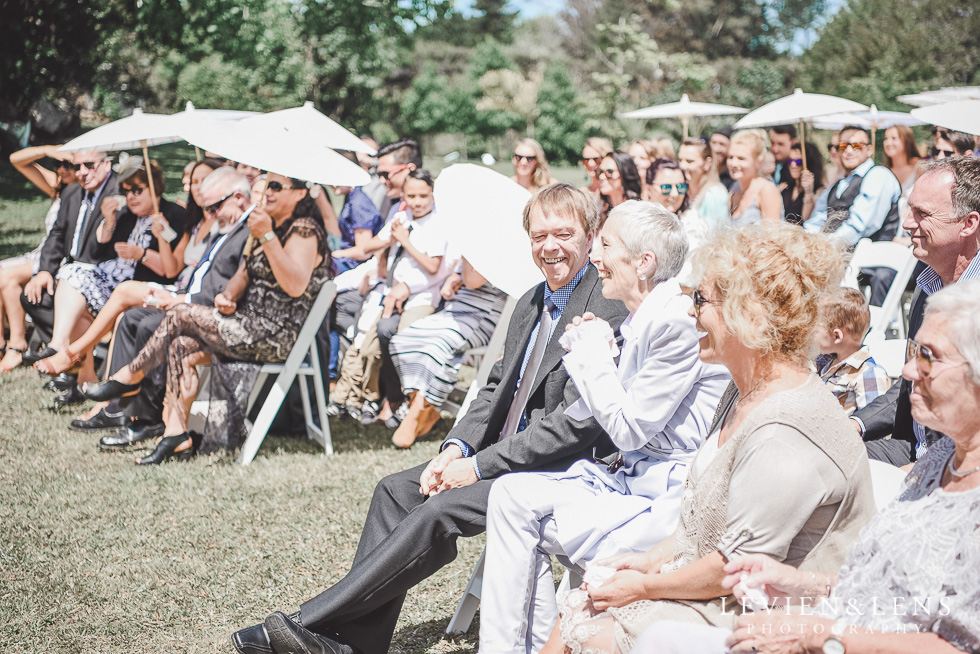 guests - parents at ceremony - Liddington Gardens - Kerkeri Northland {NZ destination wedding photographer}