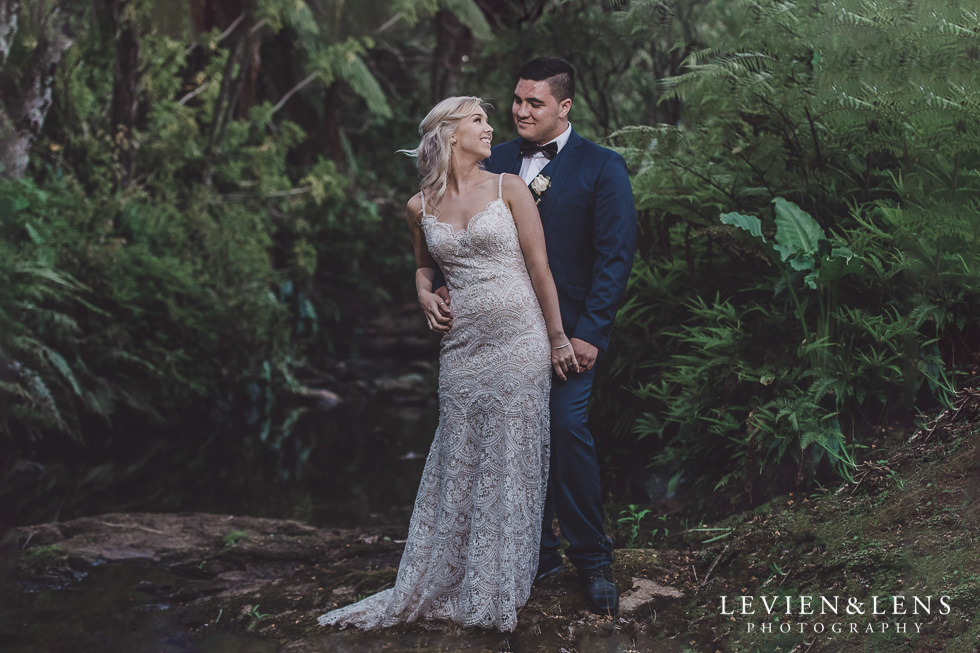 bride and groom portrait - Liddington Gardens - Kerkeri Northland {NZ destination wedding photographer}