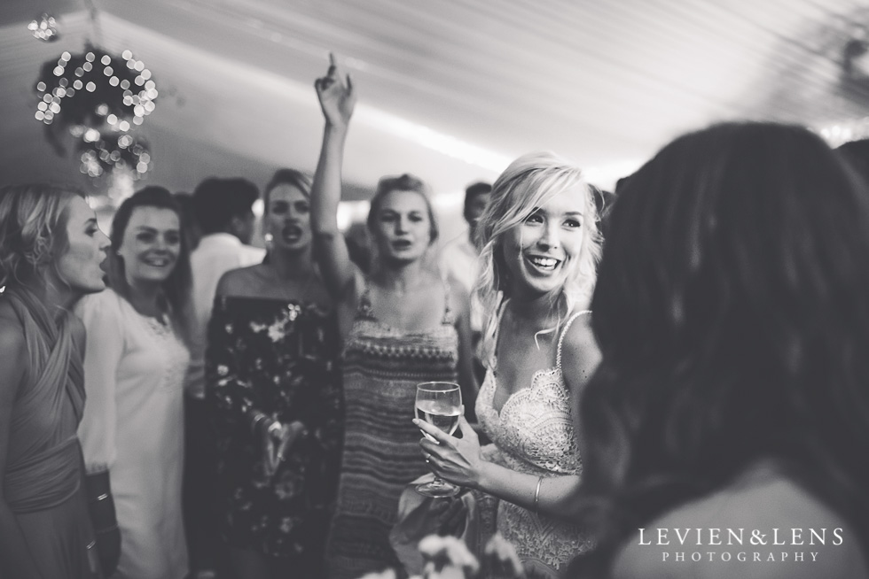 guests dancing reception - Liddington Gardens - Kerkeri Northland {NZ destination wedding photographer}