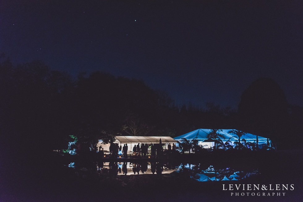 night time reception photos marquee - Liddington Gardens - Kerkeri Northland {NZ destination wedding photographer}