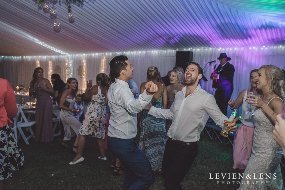 guests dancing reception - Liddington Gardens - Kerkeri Northland {NZ destination wedding photographer}