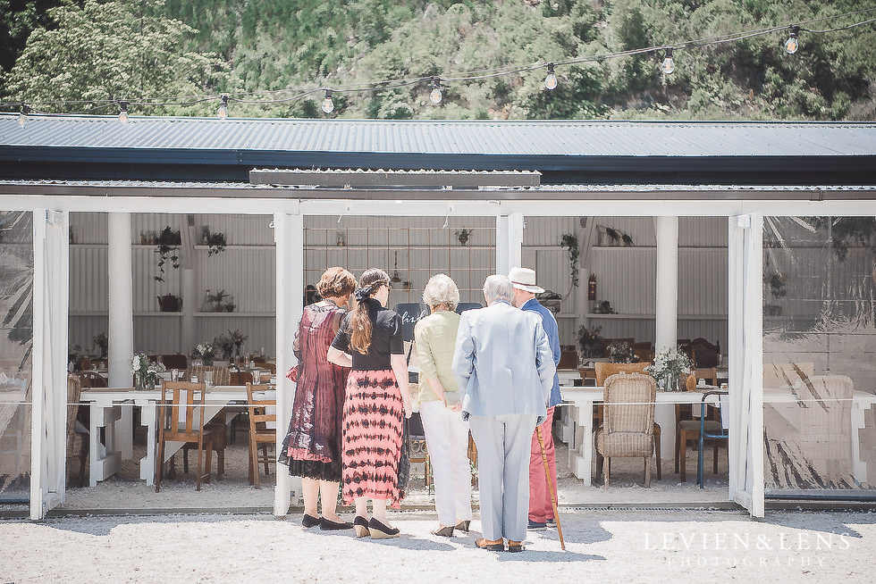 guests near reception - Old Forest School Vintage Venue {Tauranga - Bay of Plenty wedding photographer}