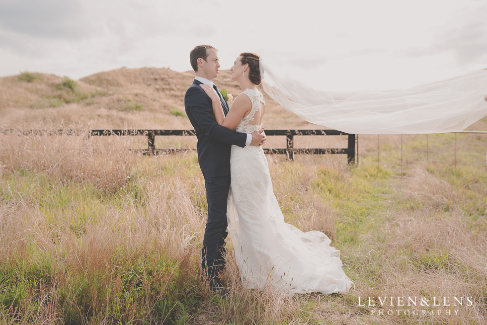 bride and groom at farm - Wedding Anniversary {Auckland wedding - photographer} Castaways