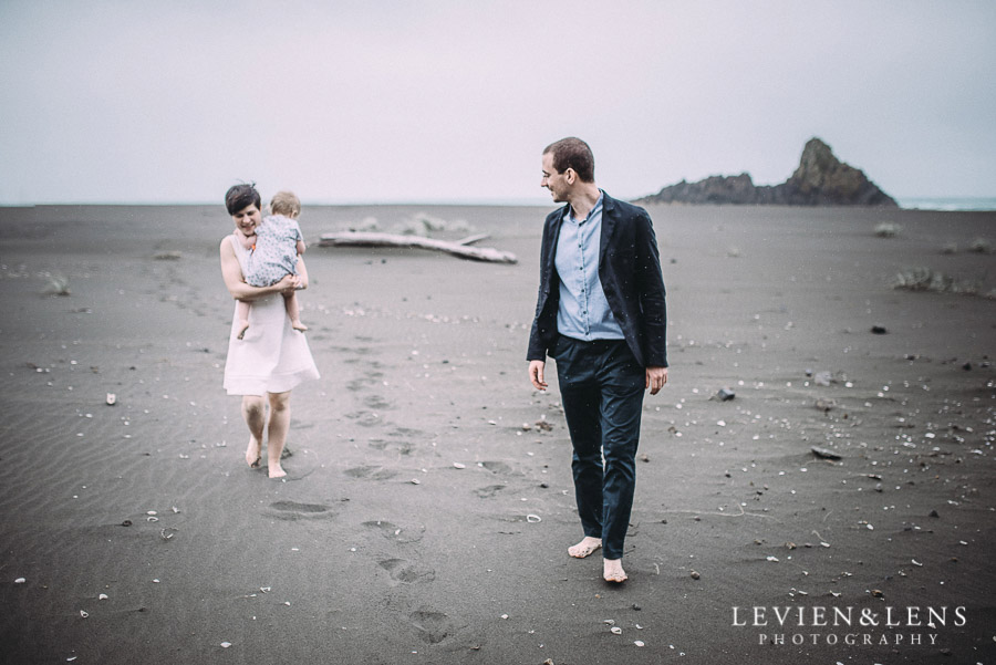 bride groom - Karekare Beach post-wedding | elopement photo shoot {Auckland NZ couples-weddings photographer}