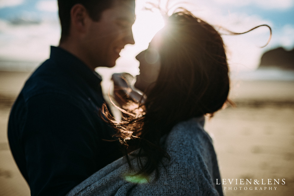 Bethells Beach engagement-couples photo shoot {Auckland wedding photographer}