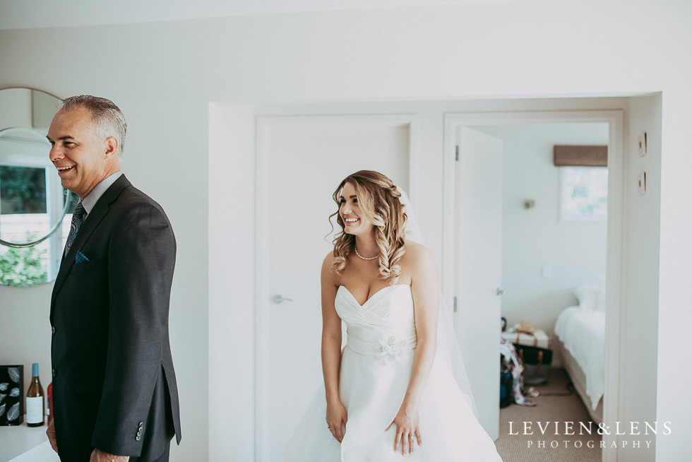 First look with dad {Auckland-Waikato-Bay of Plenty wedding photographer}