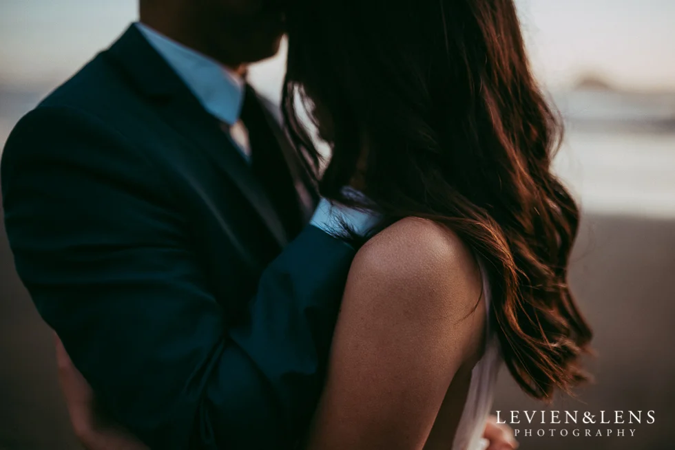 Pre-wedding engagement photo shoot - Muriwai Beach {Auckland wedding photographer}
