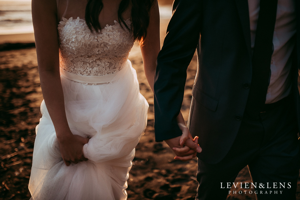 Pre-wedding engagement photo shoot - Muriwai Beach {Auckland wedding photographer}