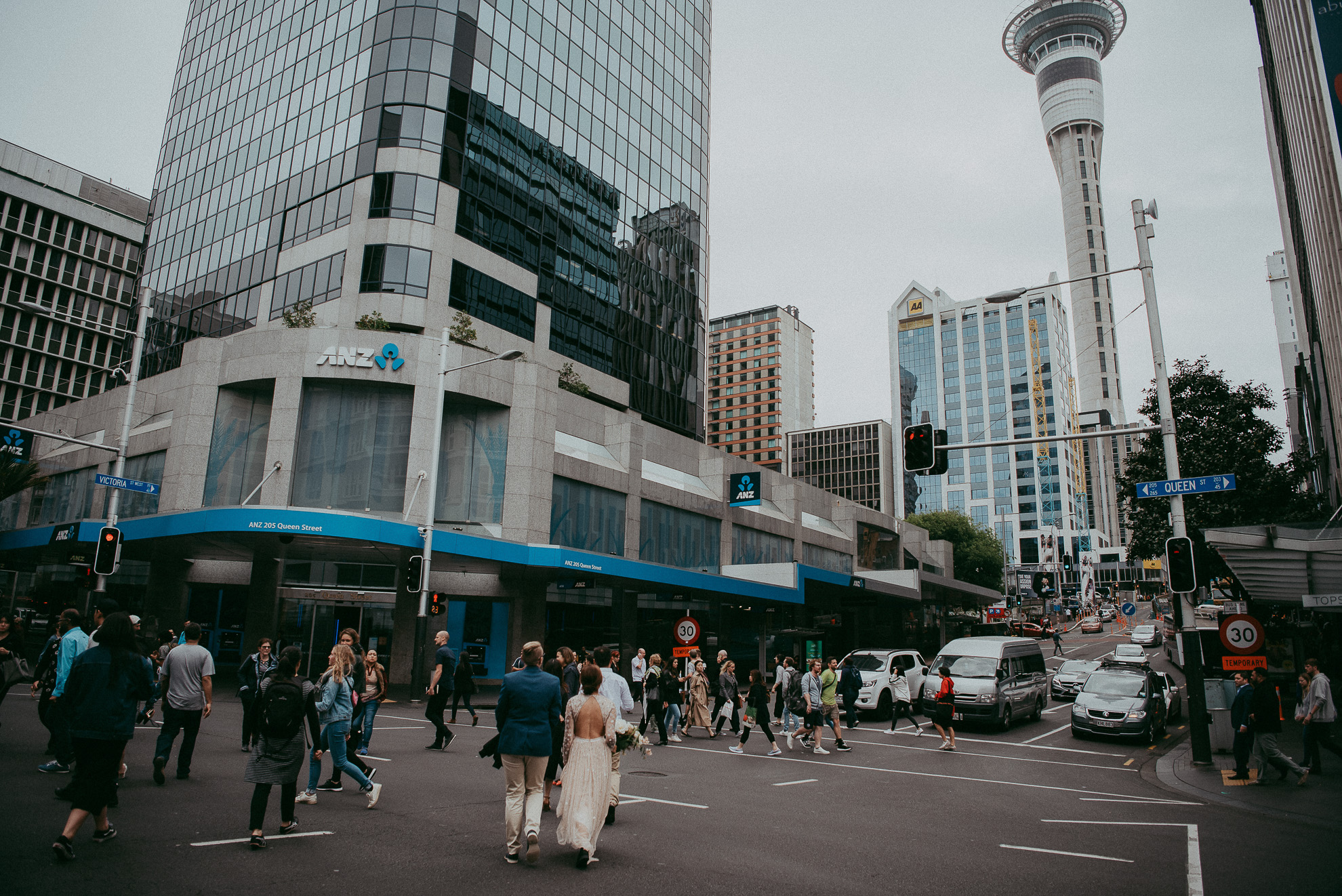 Auckland City - Hotel DeBrett Wedding-Elopement {New Zealand weddings photographer}