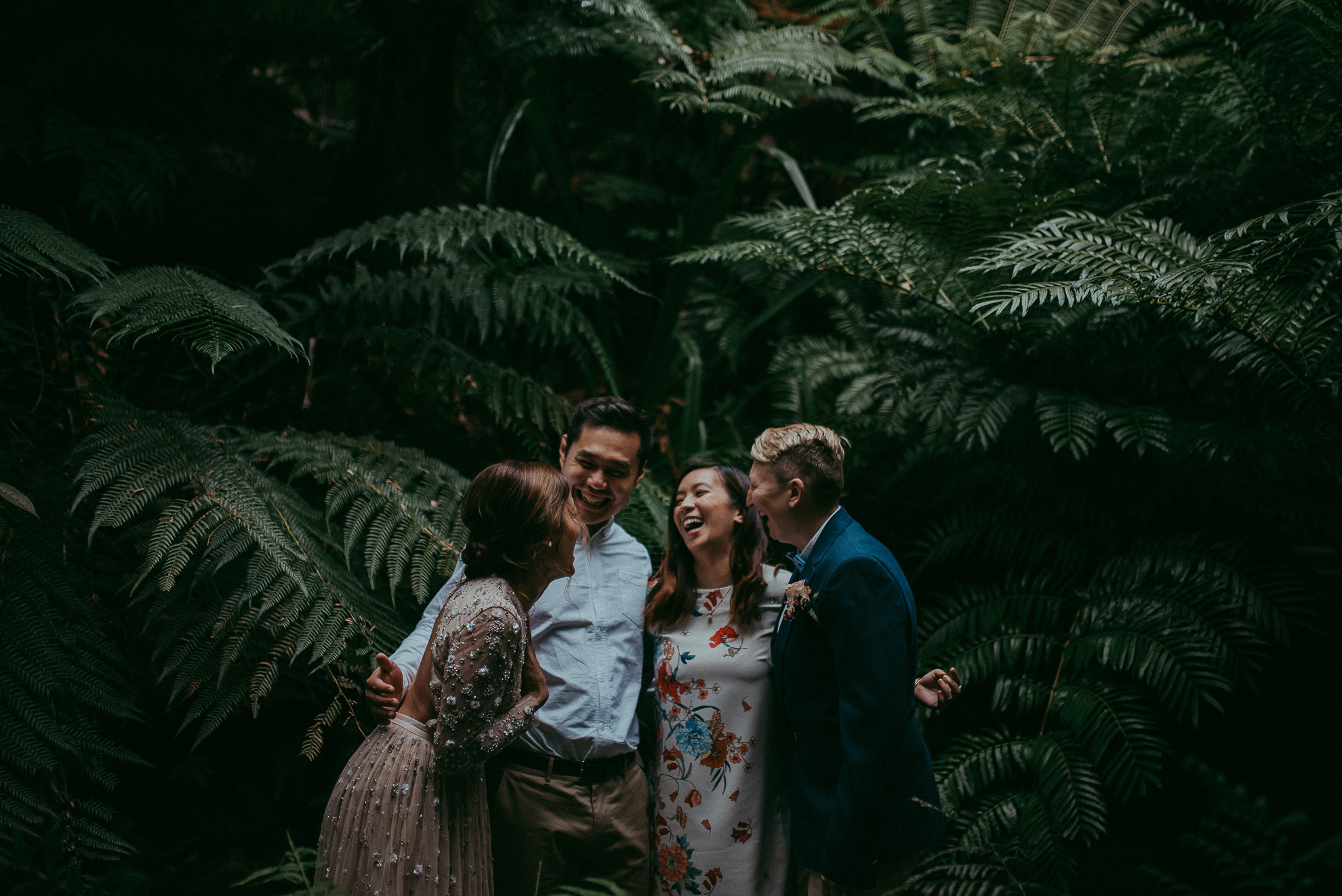 Auckland City WEDDING - Domain {New Zealand elopement-weddings photographers}