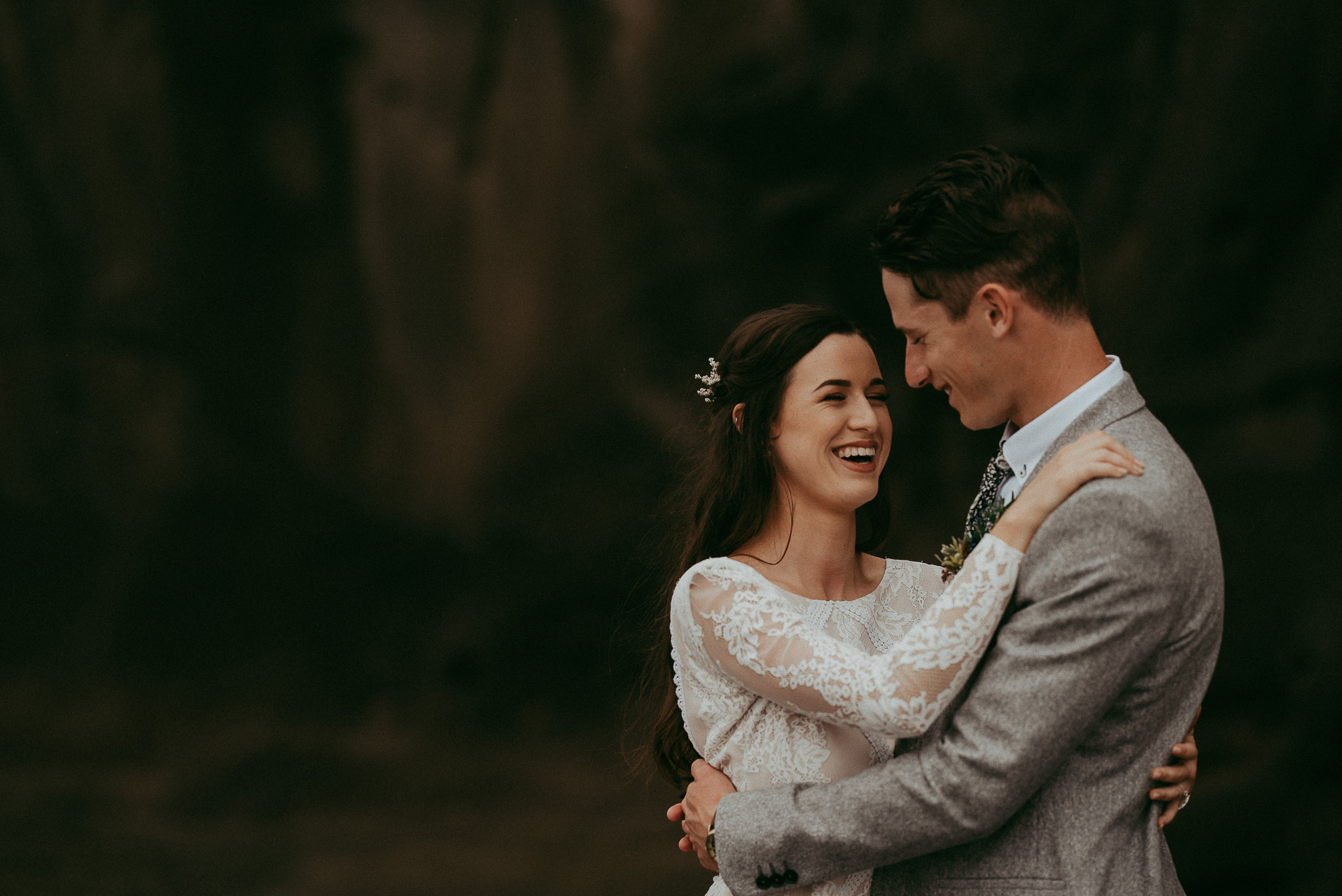 Muriwai Beach {Auckland documentary candid natural wedding photographers}