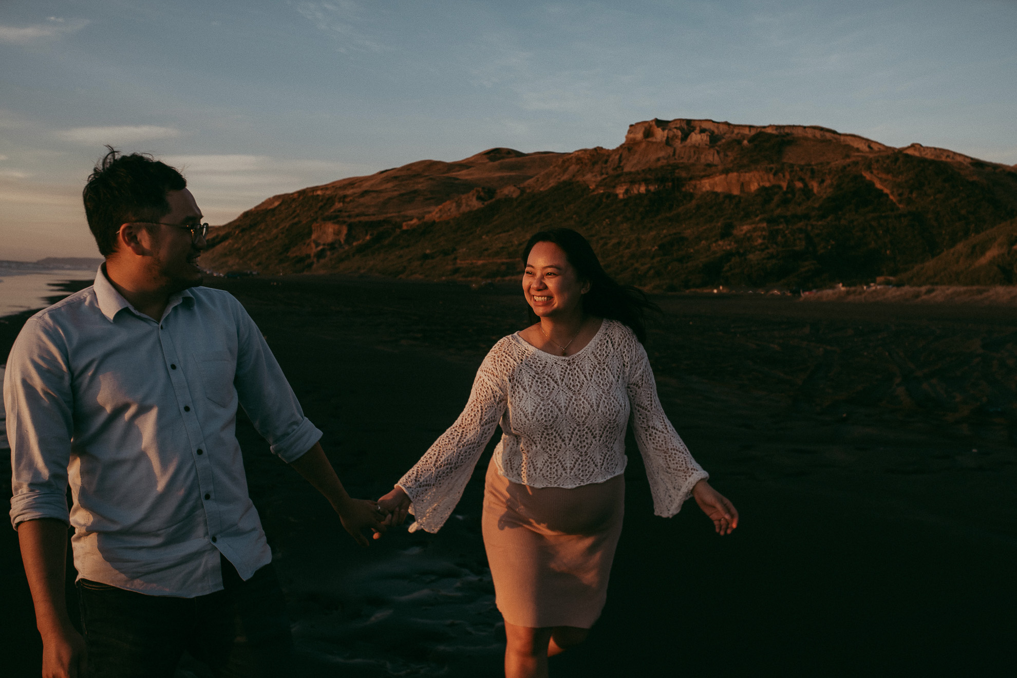 Sunset Couples Session {Auckland wedding photographer}