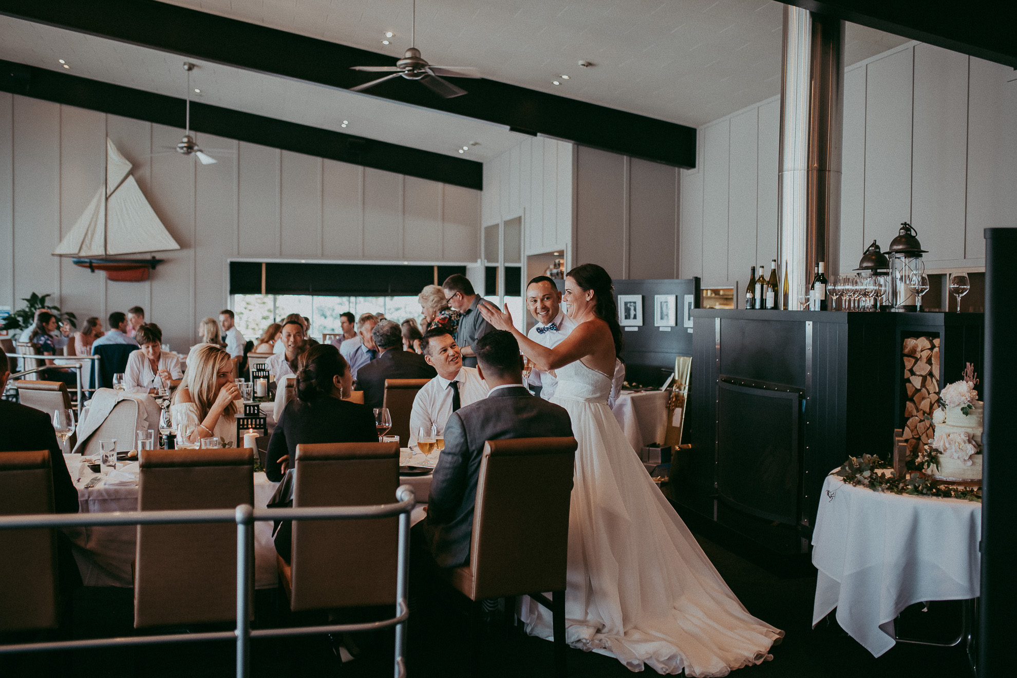 Sails - Auckland City wedding - candid documentary great weddings photographers