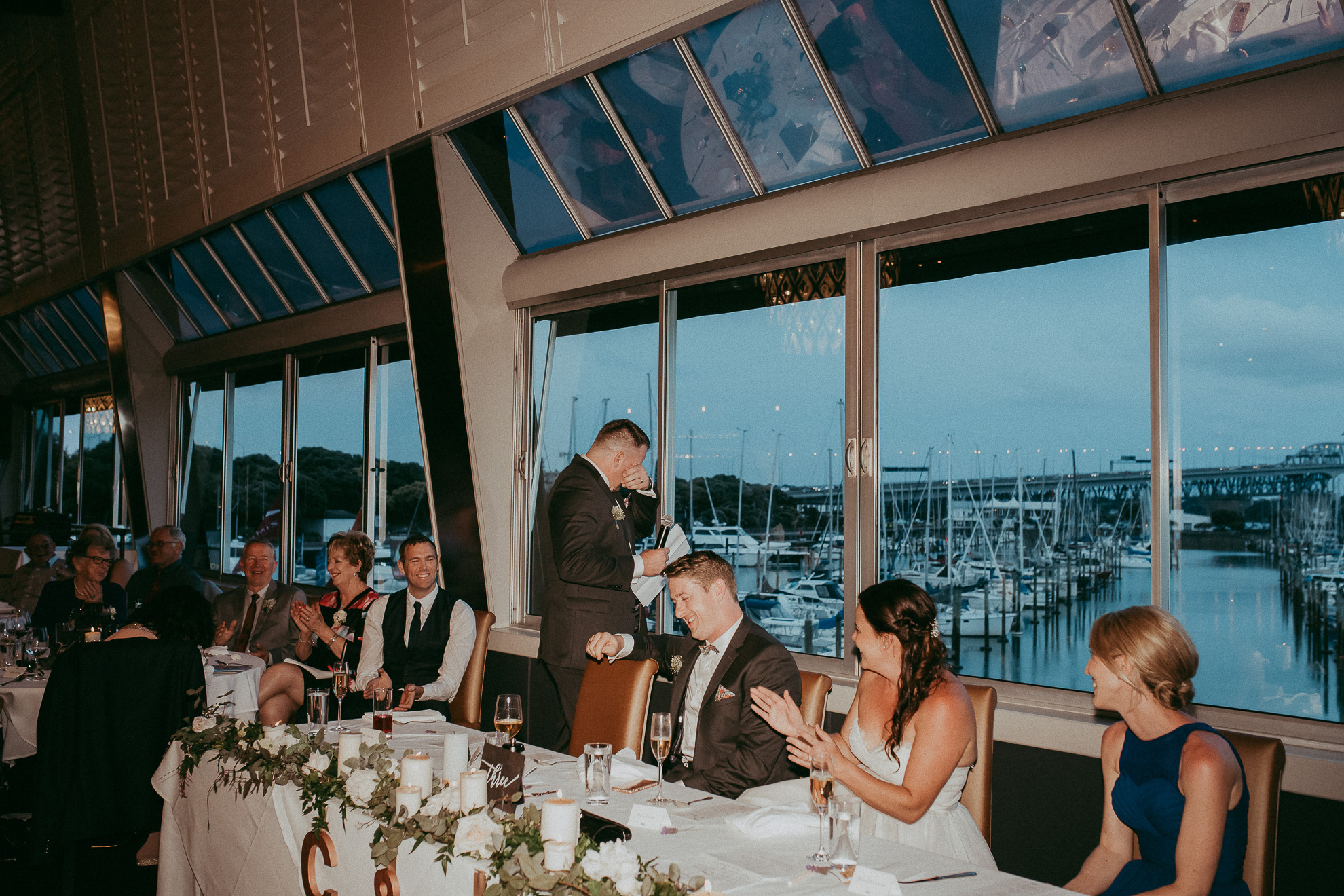 Sails - Auckland City wedding - natural documentary top weddings photographers